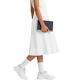 thumbnail image 4 of ZToonmas Girls' 5-15Y Solid Color A-Line Midi Skirt Elastic Waist Flared Skirt with Bow Kids' Casual and Sports Skirt, 4 of 8