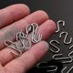 thumbnail image 3 of 150 Pieces Mini S Hooks Connectors Metal S Shape Hook Hangers, 3 of 3