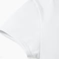 thumbnail image 6 of Karoyedx Girls Plain Tshirts Toddler Girls Short Sleeve Shirts Pleated Neck Cotton T-Shirts Baby Girl Summer Tee Tops Size White Size,7-8 Years, 6 of 6