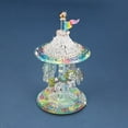 thumbnail image 3 of Glass Baron Handcrafted Glass Carousel Figurine with 22k Gold Accents QGM15133, 3 of 3