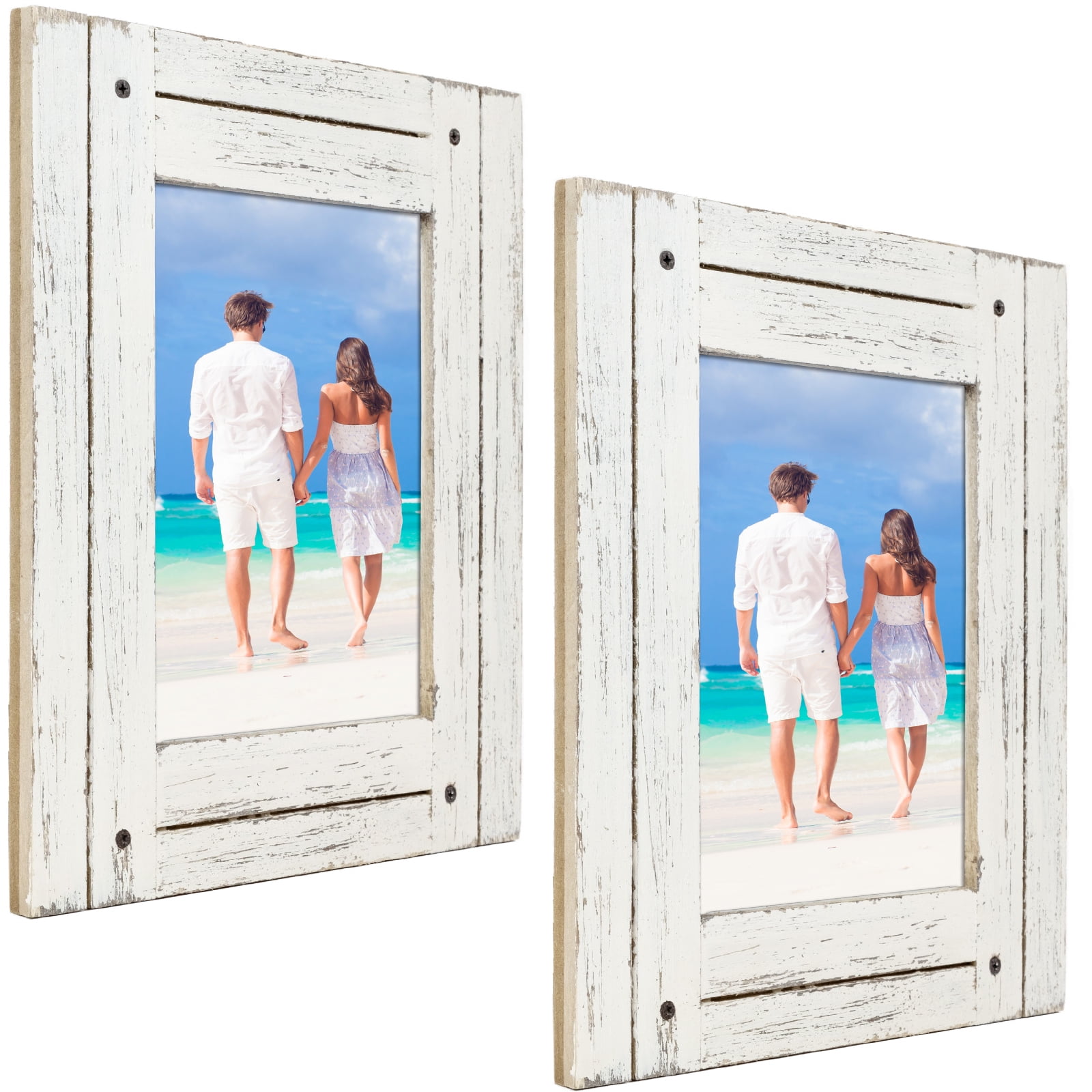 Icona Bay Cherished Memories Picture Frames Sturdy Wood Composite Country Style 