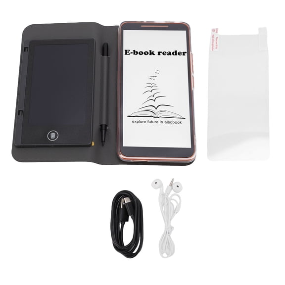 Sorven E Book Reader with Writing PadElectronic Book Reader, E Book Reader 5.7 Inch with Writing Pad Protective Case for Home
