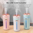 thumbnail image 2 of Ounissouiy Humidificador 300ml Humidificación Difusor de aire de escritorio Portable Mister Hotel Recargable Mist Maker con luz nocturna Blanco Type2 NO2 Ounissouiy HA064165-01, 2 of 6