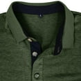 thumbnail image 6 of Men Summer Tops Polyester Undershirt Mens under Shirts Spandex Compression Top Men Short Sleeve Athletic Top Mens Long Sleeve Work Out Neck Long Shirt Teen Work Shirts for Tees for Green 2XL, 6 of 6