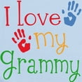 thumbnail image 2 of CafePress - I Love Grammy Infant Bodysuit - Baby Light Bodysuit, Size Newborn - 24 Months, 2 of 4