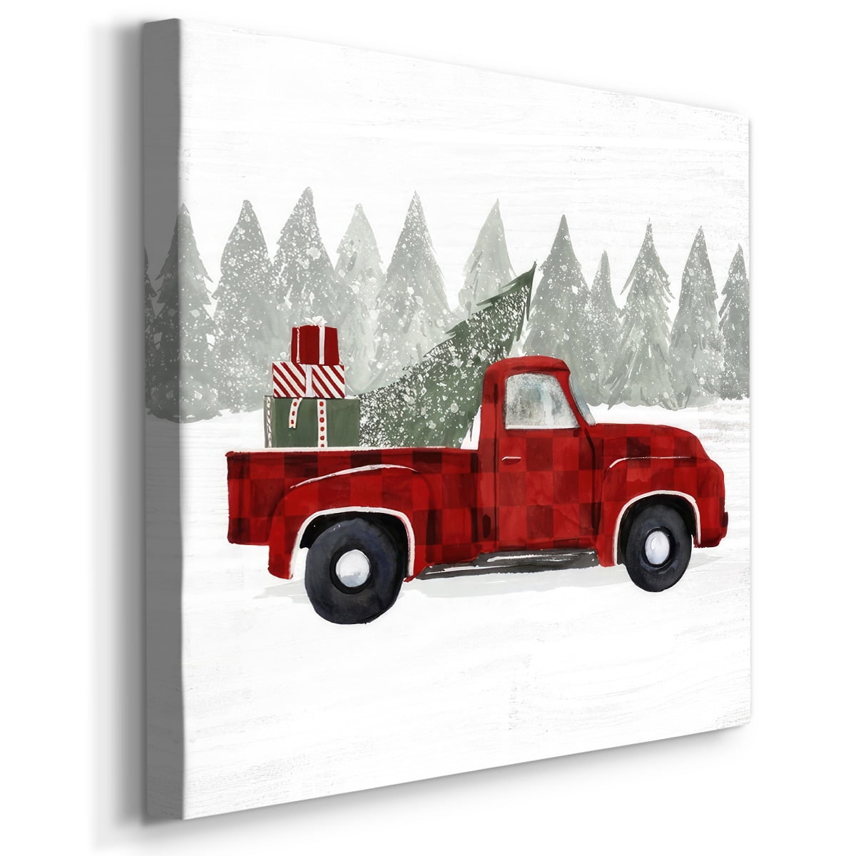 Yuletide Camper III- Gallery Wrapped Canvas
