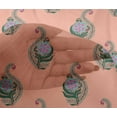 thumbnail image 4 of oneOone Viscose Chiffon Fabric Leaves & Floral Block Print Fabric BTY 42 Inch Wide, 4 of 4
