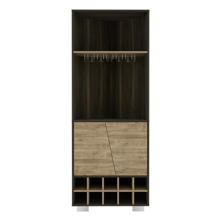 Corner Bar Cabinet Albarr, Living Room, Dark Oak / Pine