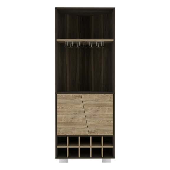 Corner Bar Cabinet Albarr, Living Room, Dark Oak / Pine