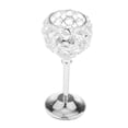 thumbnail image 1 of Portavelas de cristal dorado decorativo, candelabros para centro de mesa Plata 165cm, 1 of 9