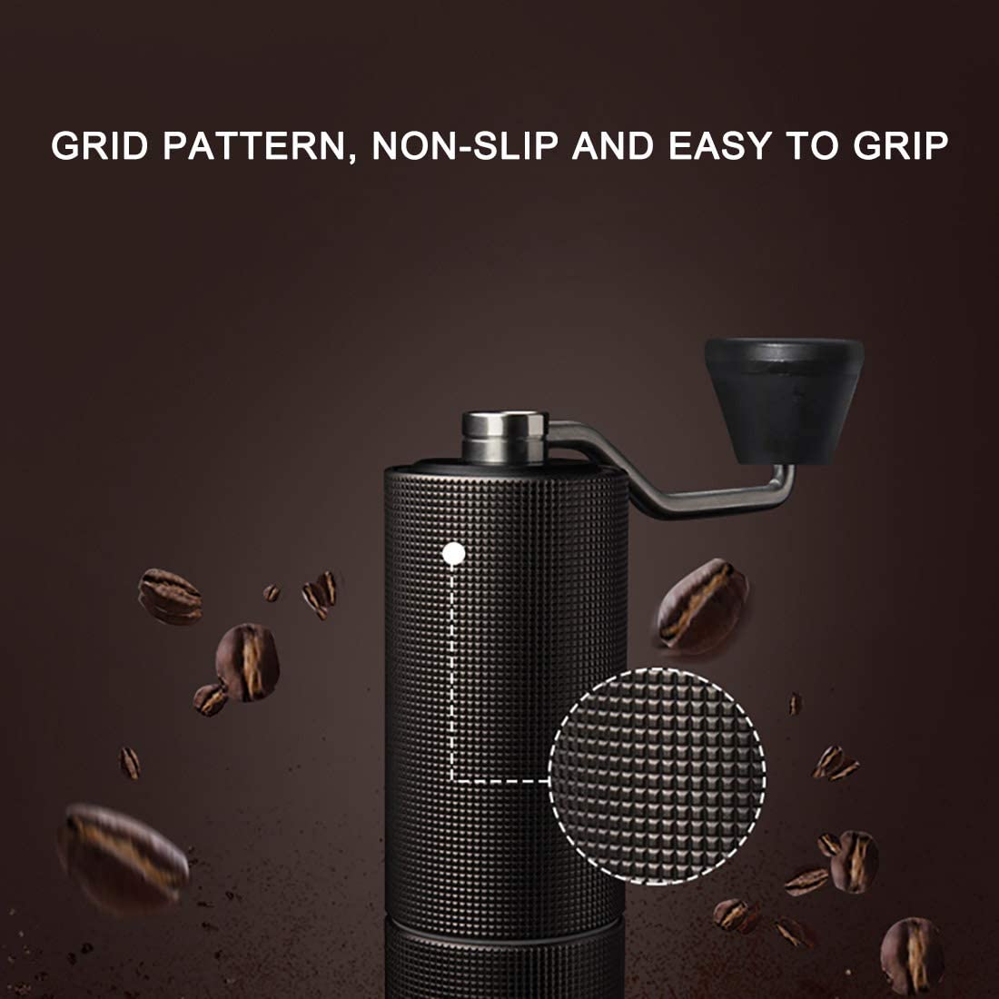 TIMEMORE Chestnut C2 Manual Coffee Grinder Capacity 25g with CNC Stainless Steel Conical Burr - image 4 of 9