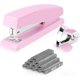 thumbnail image 1 of Stapler Desktop Stapler Office Stapler 25 Sheet Capacity Includes 1000 Staples And Staple Remover Pink-Jxlgv, 1 of 5