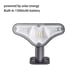 thumbnail image 3 of Luz solar para césped Inteprter resistente a la lluvia lámpara de jardín paisaje camino Type2 NO2, 3 of 6