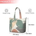 thumbnail image 4 of Green Boho Geometric and Plant Pattern Travel Tote Bags for Women Carry On,Large Weekender Bags for Women Travel,Multi Functional Duffle Bag for Work,Shopping,Sports, 4 of 5