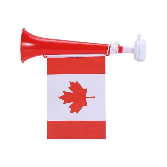 Orange Cheering Loudspeaker With Detachable Flag, Clear Sound Component And Lightweight Plastic For Sports Games Festival Celebrations And Party Atmosphere