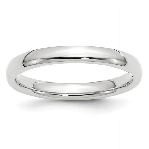 Primal Gold 14 Karat White Gold 3mm Comfort-Fit Band