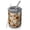 Geometric Flower Pattern, variant on 12oz Coffee Tumblers Beige Sunflower Handwriting Pattern Stainless Steel Vacuum Insulated Travel Tumbler Coffee Cups Mug with Lid and Straw with Cleaning Brush for Cold & Hot Drinks
