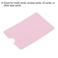 thumbnail image 4 of Fundas Protectoras NFC Uxcell con Bloqueo RFID para Tarjetas de Crédito Rosa 15Pack, 4 of 5