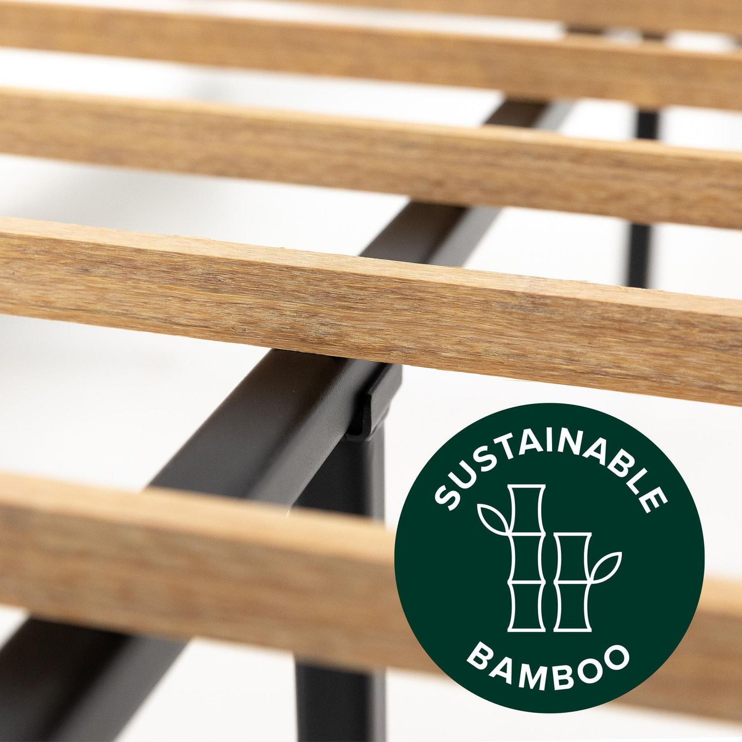 Zinus Denna 38 inch Upholstered Platform Bed Frame with Headboard