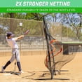thumbnail image 4 of GoSports 7 ft x 7 ft PRO Baseball & Softball Practice Hitting & Pitching Net with Bow Type Frame, 4 of 7
