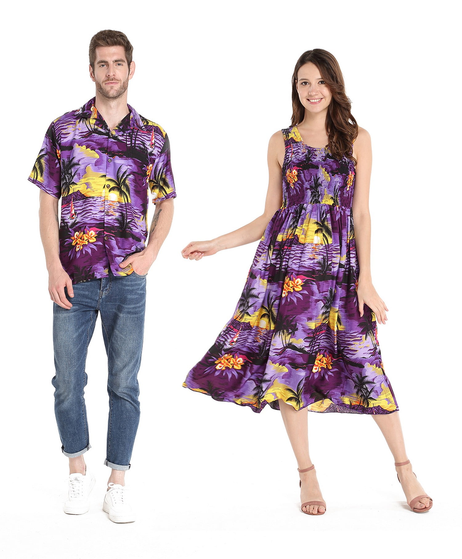 matching luau outfits