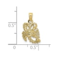 thumbnail image 2 of 10k Gold 3-d Scorpio Zodiac Pendant Necklace 17.5x10.8mm Wide Pendant for Women - 1.4 Grams, 2 of 2