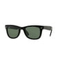 Ray-Ban RB4105 FOLDING WAYFARER 601/58 54M Black/Green Crystal Polarized Sunglasses For Men For Women