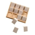 thumbnail image 5 of 12pcs Earring Card Holder with Tray for Jewelry Accessory Display Beige, 5 of 10
