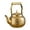 Gold plated, variant on SDFGTstore Large Capacity Hammered Nonrust Steel Kettles Durable Construction Ergonomic Grip Boiling Water Pot Home Use