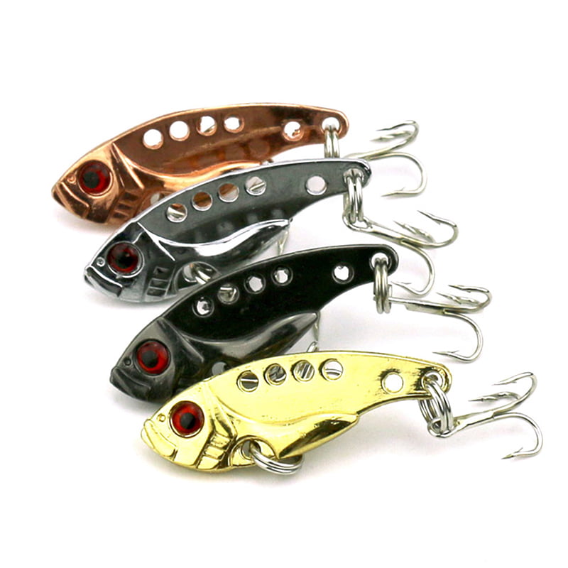 Fishing Lures Wobblers Sequin Spoon Crankbaits Artifical Easy Shiner Baits j4
