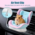 thumbnail image 3 of Hamster Car Seat, Road Trip Vehicle Pet Vent Clip Magnetic, Adjustable Leash Squirrel Booster Seats, Gerbils Feeding Sofa Carrier, Mini Doll Cars Seat Tray(Teal), 3 of 7