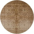 thumbnail image 1 of Ahgly Company Machine Washable Indoor Round Industrial Modern Light Brown Area Rugs, 8' Round, 1 of 7
