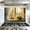 Color 3, variant on Kitchen Backsplash Peel and Stick Wall Mural Mountain Sunrise View Wooden Window Alpine Meadows Chalets Removable Mural 35.4"W x 23.6"H, Oil Proof Wallpaper for Fireplace & Behind Stove