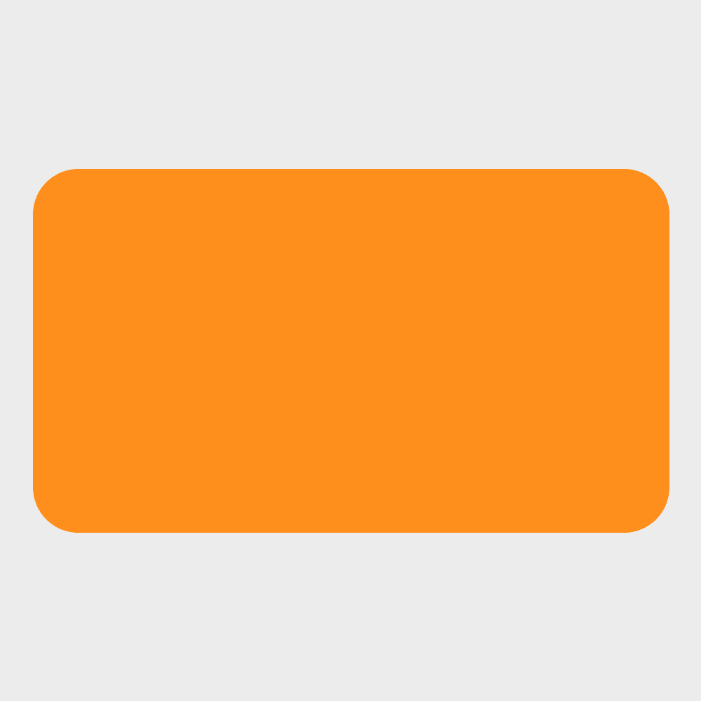 JAM Paper Standard Label Rolls, Rectangle, 1 x 1 3/4, Neon Orange, 125 Labels/Roll