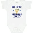 thumbnail image 3 of Inktastic 2025 Babys My 1st Hanukkah Boys or Girls Baby Bodysuit, 3 of 5