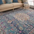 thumbnail image 6 of Nourison Vintage Kashan Persian Blue 7'10" x 9'10" Area Rug, (8x10), 6 of 8