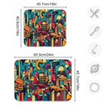 thumbnail image 3 of Abstract Skyline Drying Mat for Kitchen Counter 18x24 In Absorbent Microfiber Reversible Mats Dish Drainer Protector Rack Pad for Coffee Bar Table, 3 of 8
