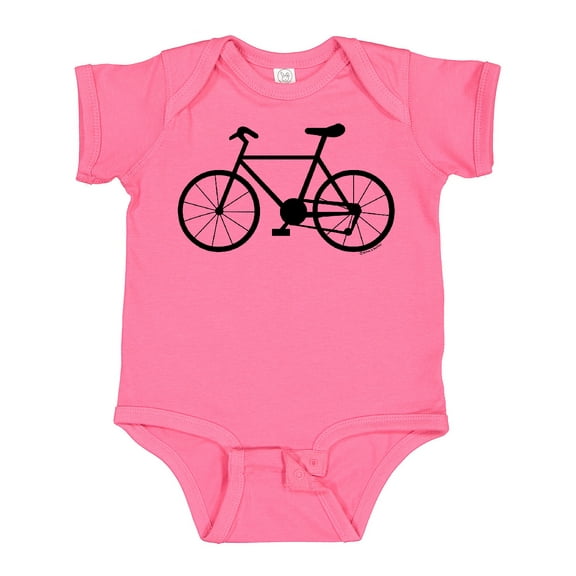 Inktastic Bicycle Silhouette Boys or Girls Baby Bodysuit