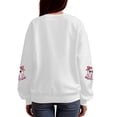thumbnail image 5 of Duqingm Womens Halloween Sweatshirt Crewneck Cute Ghost Graphic Long Sleeve Fleece Pullover Sweatshits Oversized Fall Outfits,2XL, 5 of 6