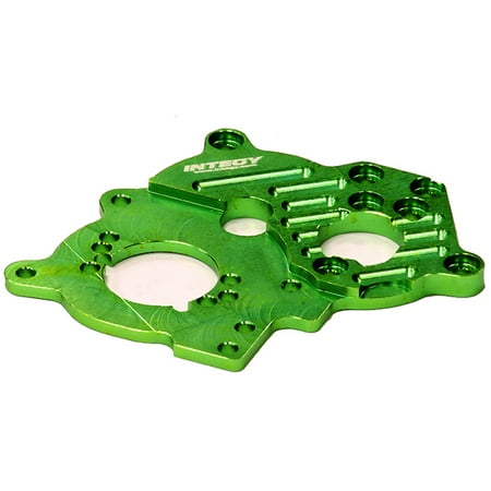 Savage Motor Plate - Integy RC Toy Model Hop-ups T5014GREEN Billet Machined Alloy Motor Heatsink for HPI Savage XS Flux