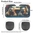 thumbnail image 6 of Binienty Cute Sloth Auto Sun Shades Front Windshield Uv Protection Adjustable Sun Blocker for Car Windshield Universal Automotive Interior Accessories for Men Women, 6 of 8