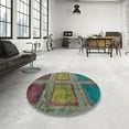 thumbnail image 3 of Ahgly Company Indoor Rectangle Abstract Rosy Purple Abstract Area Rugs, 2' x 4', 3 of 6