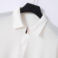 thumbnail image 3 of POTETI Collared Polo Shirts for Men Athletic Short Sleeve Shirts Mesh Zipper Moisture Wicking Tops, 3 of 4