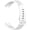 White, variant on Watch Straps Bracelets Washable Suitable For Activity Monitor Devices Trendy Textured Flexible Silicone Sports Wristband