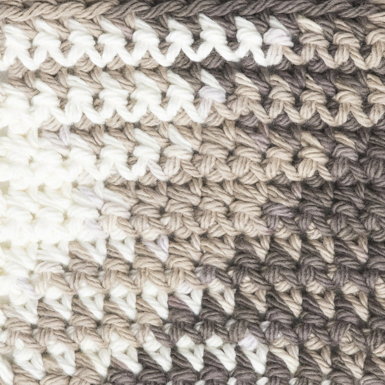 Bernat Handicrafter Ombre #4 Medium Cotton Yarn, Moondance Ombre 1.5oz/42.5g, 68 Yards (6 Pack)