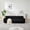 Black, variant on Resenkos 65.75" Napped Fabric Storage Bench, Double Lids Rolled Armrest Footstool Daybed - Beige