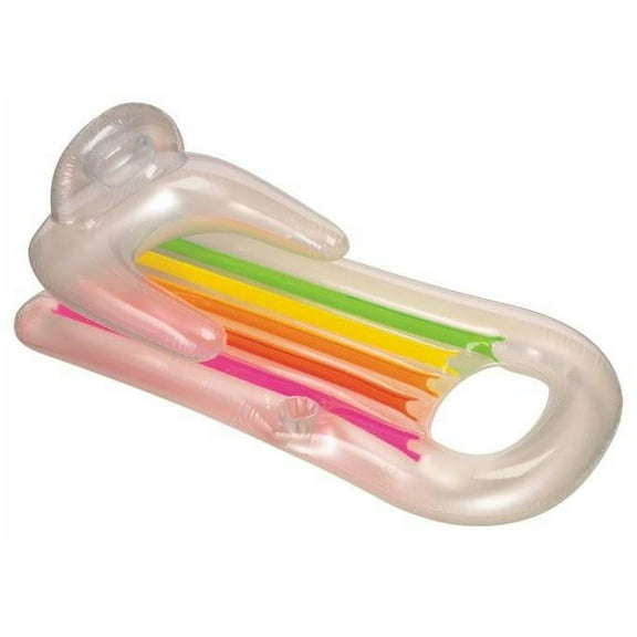 Intex King Kool Lounge Floating Swimming Pool Lounger with Cupholder (6 Pack)