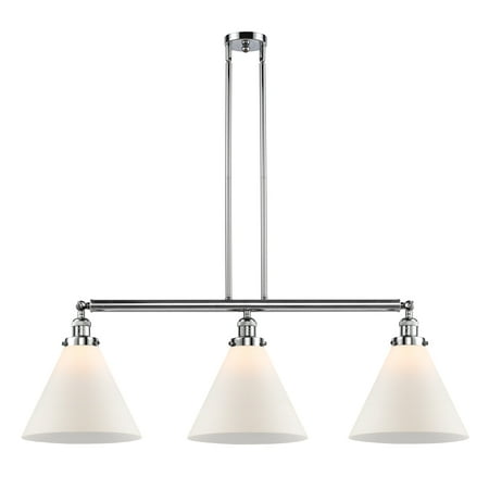 

Innovations Lighting 213 X-Large Cone Cone 3 Light 44 Wide Commercial Linear Chandelier -