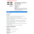 thumbnail image 2 of Front Brake Pad Set - Compatible with 2012 - 2015 Ram C/V 2013 2014, 2 of 2