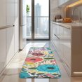 thumbnail image 4 of Pioneer Flower Floral Print Pattern Kitchen Rug Mat,Kitchen Runner Rugs Non Skid Washable,Decorative Kitchen Floor Mats for Kitchen,Sink,Laundry,17"x47.2", 4 of 7